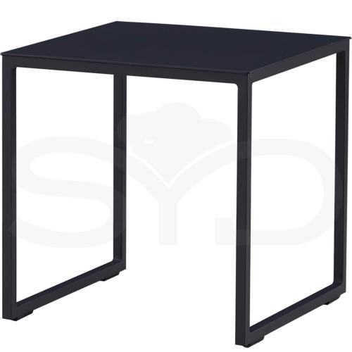 Mesa Auxiliar cuadrada de Aluminio para jardin y exterior con