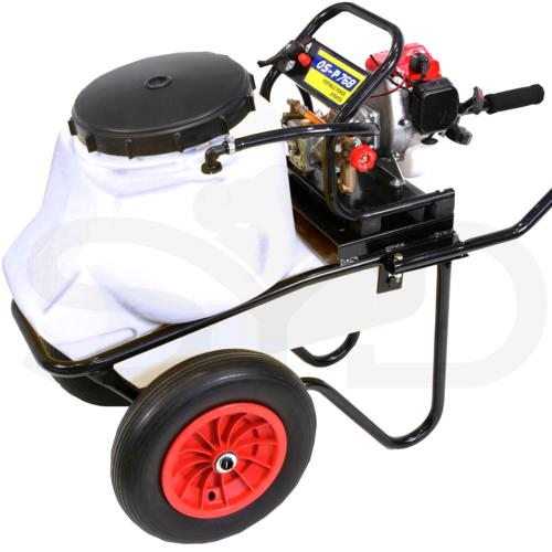 Carretilla fumigadora 50L motor 4T. 30Bar 10L