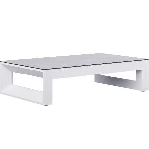 Mesa de cento Onix. Blanca