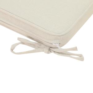 Cojín de asiento 36x36x5 cm color beige