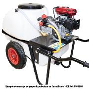 Carretilla fumigadora 100L Motor eléctrico.