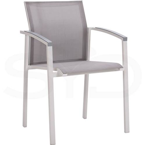 Silla con brazos Aluminio Manacor