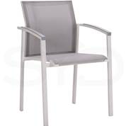 Silla con brazos Aluminio Manacor