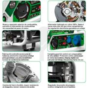 Generador Arrq. Eléctrico LPG-GASOLINA 5500W