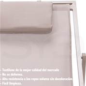 Tumbona plegable Aluminio Calvia