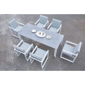 Mesa comedor Onix. Blanca