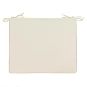 Cojín de asiento 36x36x5 cm color beige