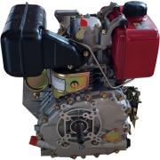 Motor Diesel 296cc. Cigüeñal estriado