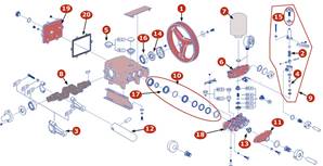 KIT JUNTAS + COLLARINES 1 PISTON TF50 - Fig. 10