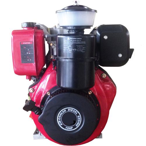 Motor Diesel 296cc. Cigüeñal estriado