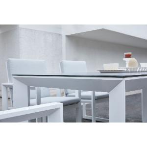 Mesa comedor Onix. Blanca